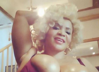 Nollywood Queen of BOOBS Shows Off her Big Water Melons